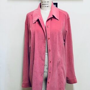 Pink Button-Up Jacket Monterey